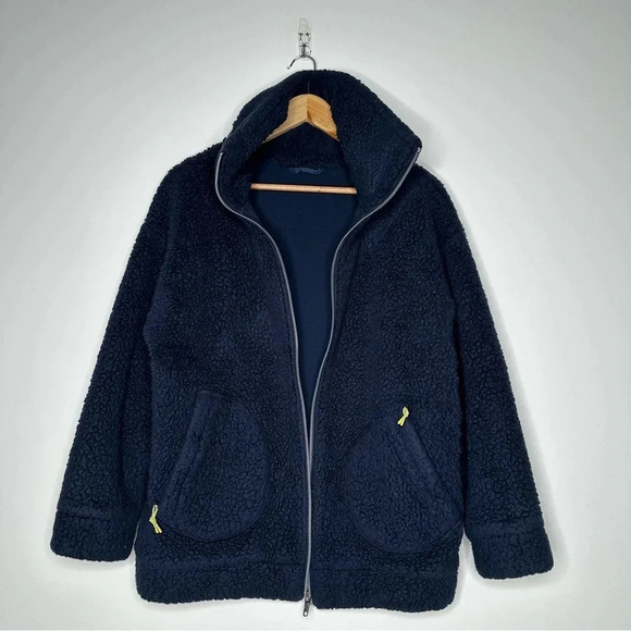 Lululemon True Navy Oh So Sherpa Jacket Size 2 - Picture 5 of 16